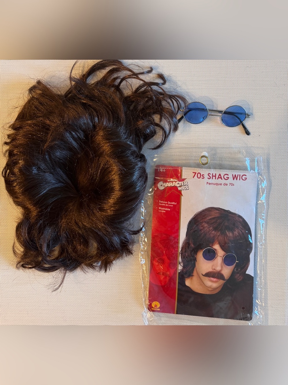 Rubie’s Men's 70s Brown Shag Wig